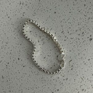 Silver Box Chain Bracelet
